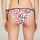Tommy Hilfiger Γυναικείο μαγιό Essential Print Side Tie Bikini Bottom